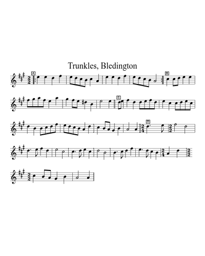 Trunkles, Bledington