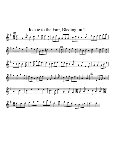 Jockie to the Fair, Bledington 2