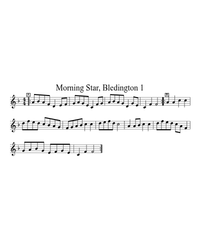 Morning Star, Bledington 1