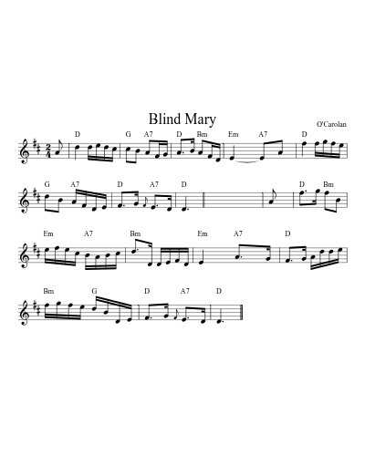 Blind Mary (Version 7)