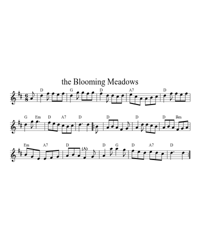 The blooming meadows (Version 4)