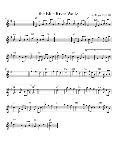 the Blue River Waltz preview