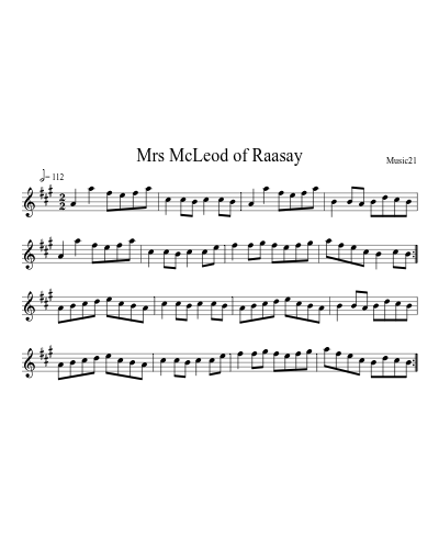 Mrs McLeod of Raasay