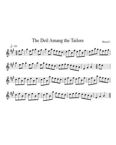 The Deil Amang the Tailors