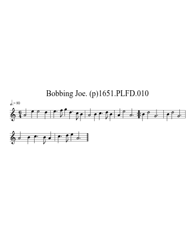 Bobbing Joe. (p)1651.PLFD.010