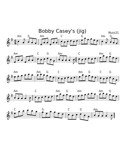 Bobby Casey's (jig) (Version 2)