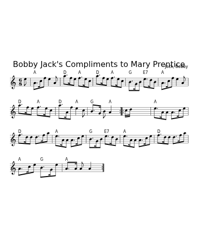 Bobby Jack's Compliments to Mary Prentice (Version 3)
