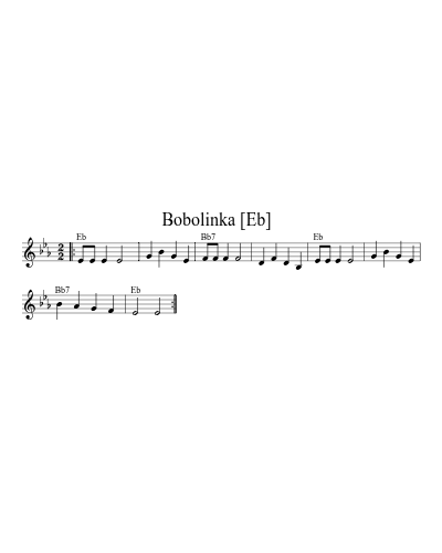 Bobolinka   [Eb]