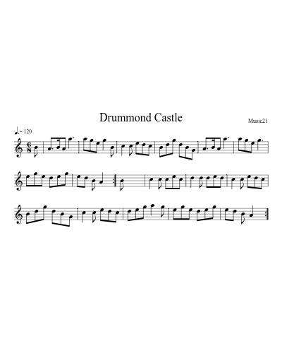 Drummond Castle (Hills Of Glenorchy) sheet music preview