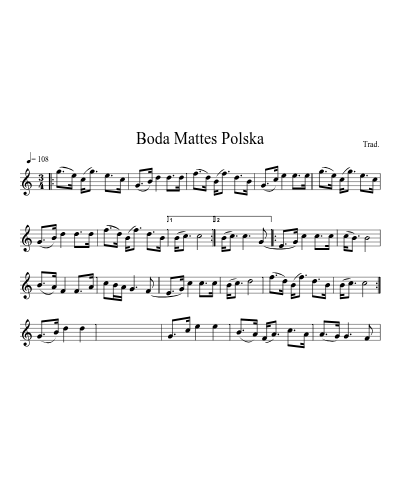 Boda Mattes Polska (Version 2)