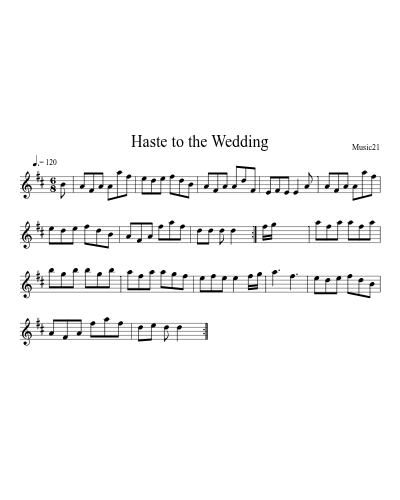 Haste to the Wedding (Hills Of Glenorchy)