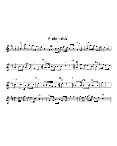 Bodapolska (Version 2)