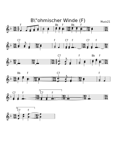 B\"ohmischer Winde (F)