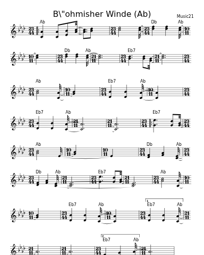 B\"ohmisher Winde (Ab)