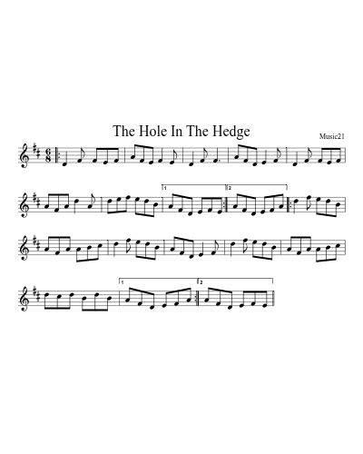 The Hole In The Hedge