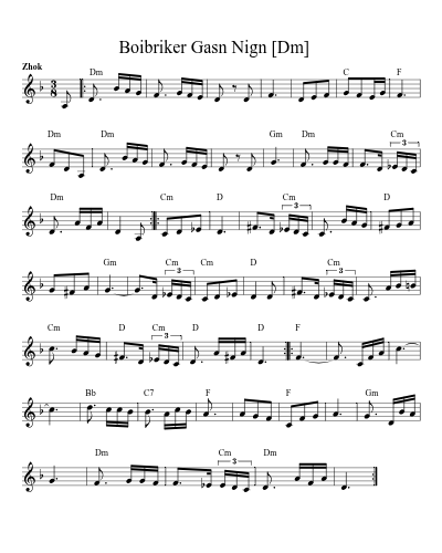 Boibriker Gasn Nign    [Dm]