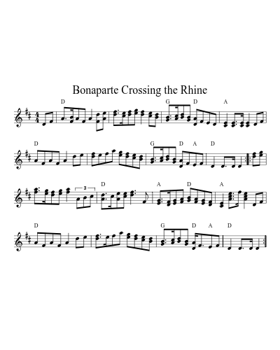 Bonaparte Crossing The Rhine (Version 5)