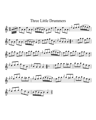 Three Little Drummers (Bonapartecrossing Threedrummers Medley)