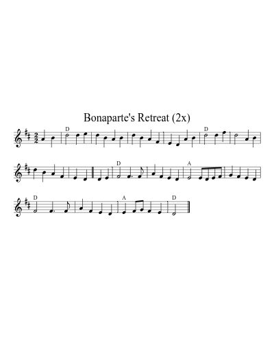 Bonaparte's Retreat (2x)