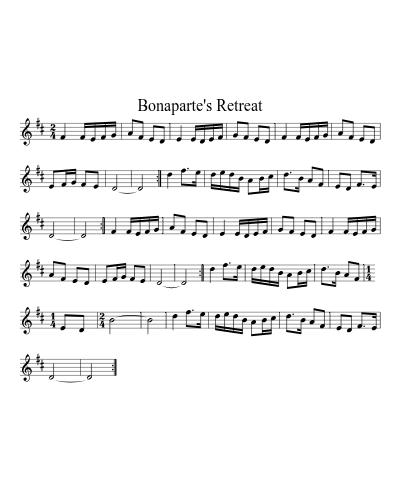 Bonaparte's Retreat (Version 5)