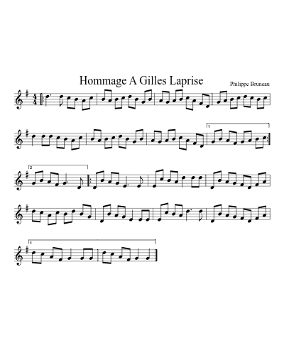 Hommage A Gilles Laprise preview