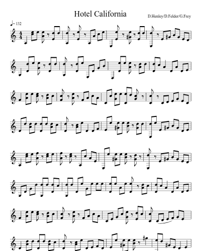 Hotel California preview