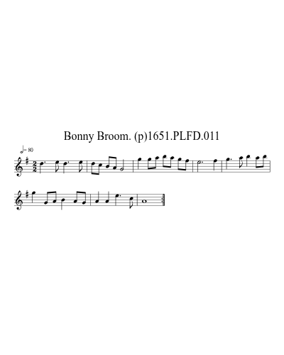Bonny Broom. (p)1651.PLFD.011