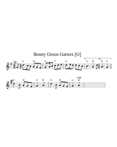 Bonny Green Garters   [G] (Bonny Green Garters)