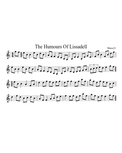 The Humours Of Lissadell