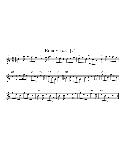 Bonny Lass    [C] (Version 5)