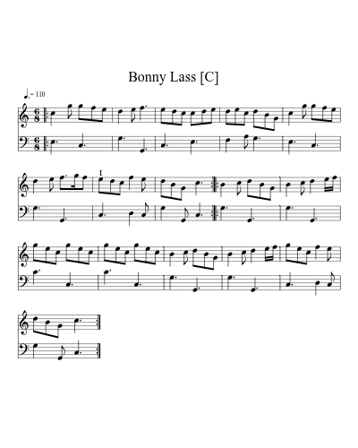 Bonny Lass    [C] (Version 6)