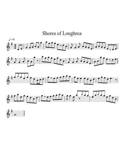 The Humours Of Loughrea sheet music preview