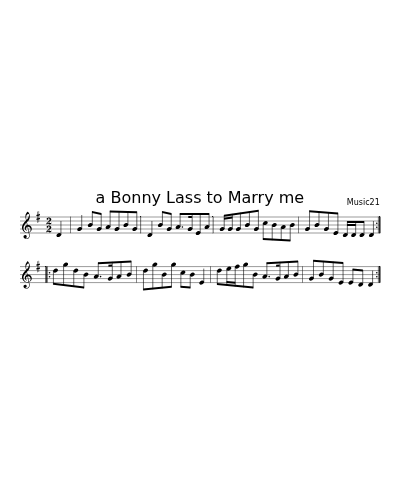 a Bonny Lass to Marry Me (Version 2)