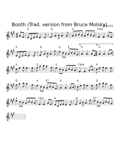 Booth (Trad. version from Bruce Molsky)