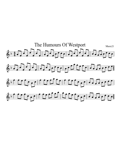 The Humours Of Westport