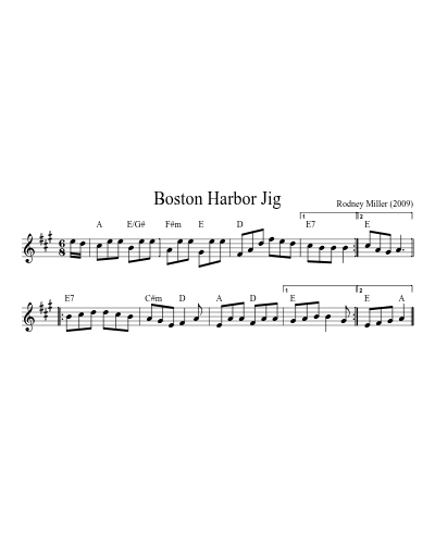 Boston Harbor Jig