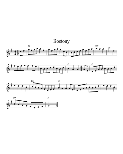 Bostony (Version 2)