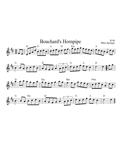 Bouchard's Hornpipe
