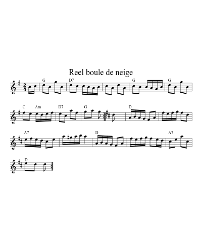 Reel boule de neige preview