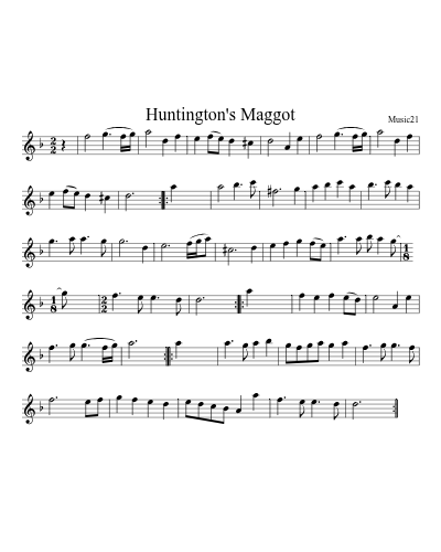 Huntington's Maggot preview