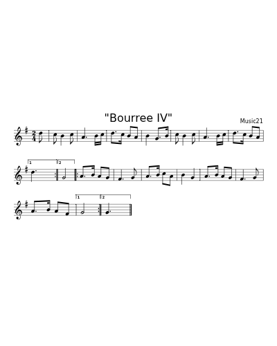 "Bourree IV" preview