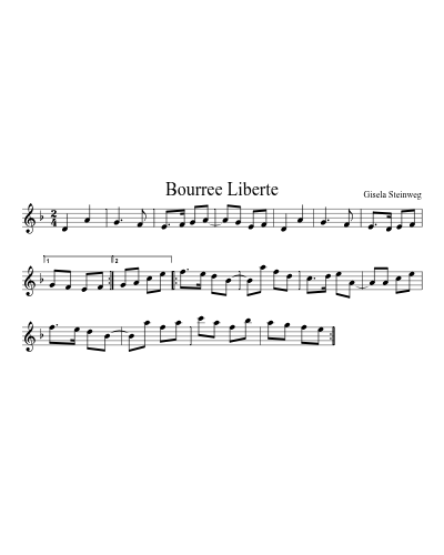 Bourree Liberte preview