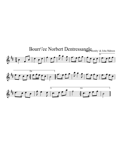 Bourr\'ee Norbert Dentressangle (Version 2)