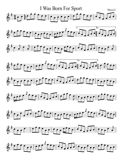 I Was Born For Sport