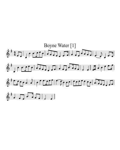 Boyne Water [1] (Version 2)
