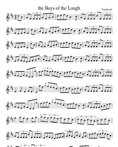 The Boys Of The Lough (Version 4)