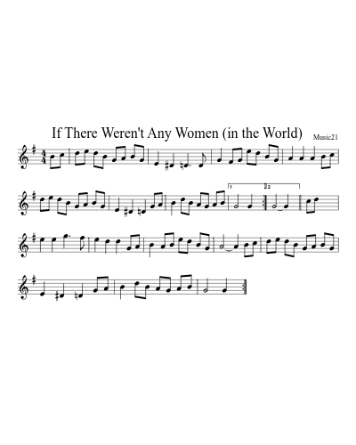 If There Weren't Any Women (in the World) preview