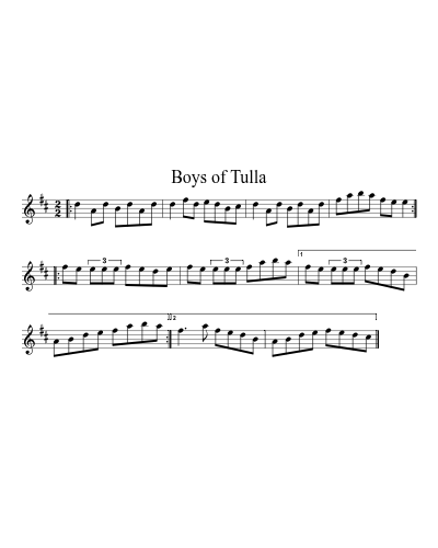 Boys of Tulla (Version 2)