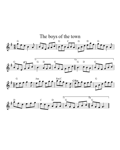 The boys of the town (Version 6)