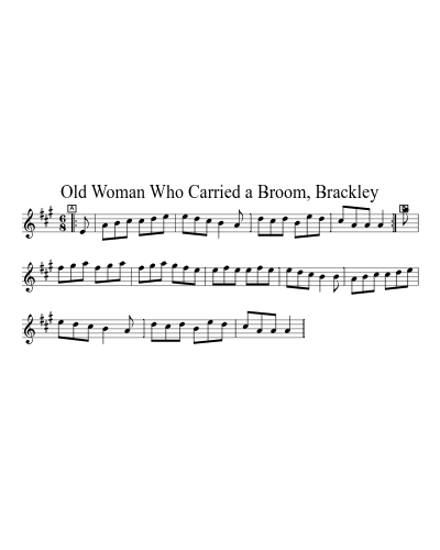 Old Woman Who Carried a Broom, Brackley